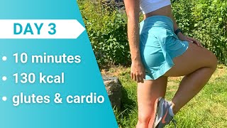 10 Min Glutes & Cardio