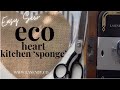 Sewing Tutorial No Plastic DIY ECO Kitchen Sponge Washing Up Sponge Zero Waste Living