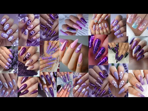 Mauve Nail Art