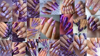 Latest Nail Art Design For Summer|| Cute Purple Nail Art Idea's|| #nailart #nails #summer #2025
