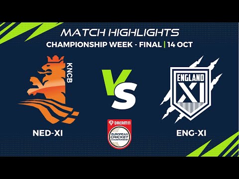 Championship Week, Final - NED-XI vs ENG-XI | Highlights | Dream11 ECC, 2022 | ECC22.120