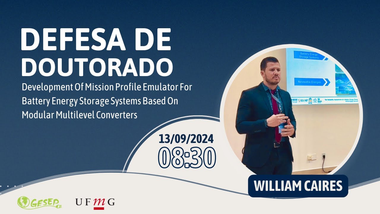 Defesa de Tese de Doutorado -  William Caires Silva Amorim