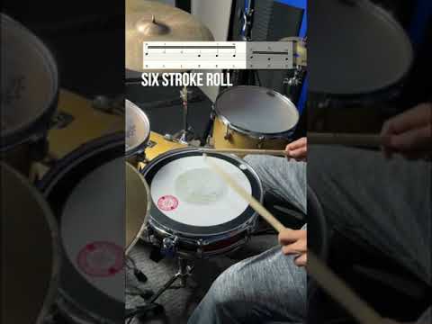 Drums - Six Stroke Roll + RKK lick #shorts #drums