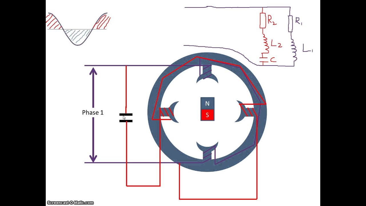 Starting a single phase AC Motor
