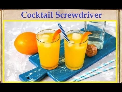 Cocktail Screwdriver / Book of recipes / Bon Appetit