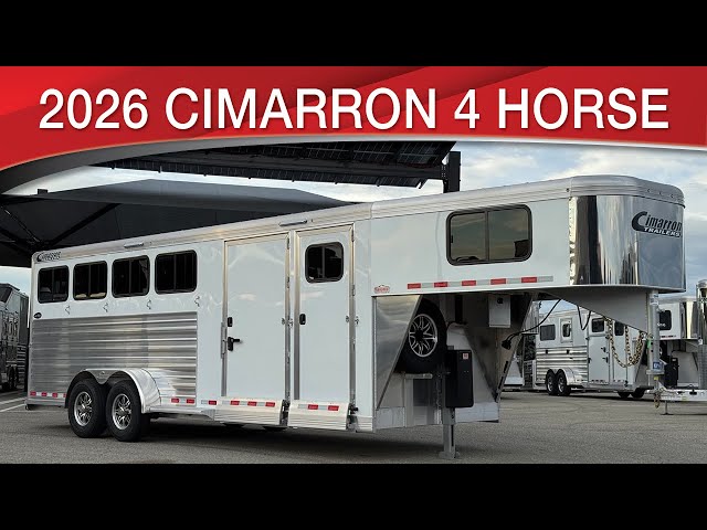 Preview image of 2026 Cimarron Norstar 4 Horse Gooseneck With A Separate Tack youtube video