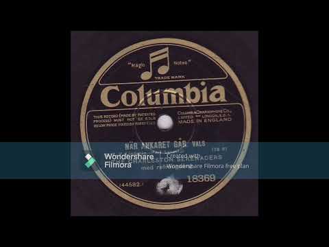 The Charleston Serenaders med refräng sång Carl Leonard Nilsson – När Ankaret Går 1929