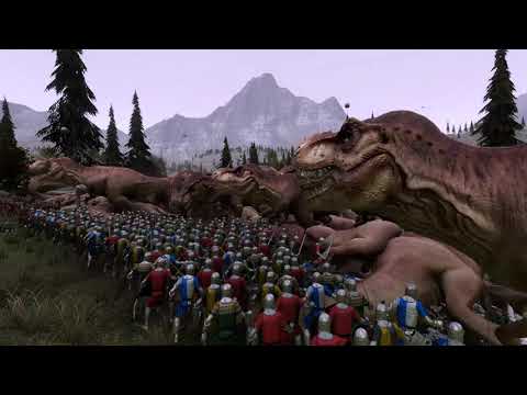 3350 Medieval Soldiers VS 2500 Chickens and T-Rex's - UEBS Ultimate Epic Battle