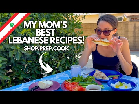 Cooking the BEST Lebanese Food with my Sister in California!  🇱🇧