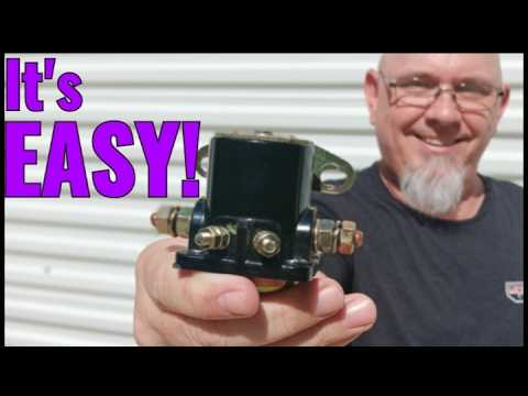 Starter solenoid wiring & how it works