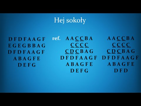 Nauka gry na flecie prostym | Hej sokoły (Ukraina)