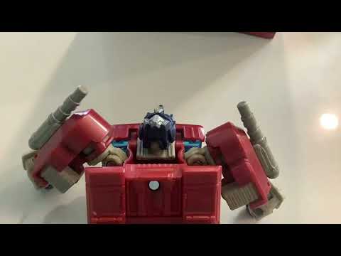 Stop motion review transformers one studio series 112 Optimus prime