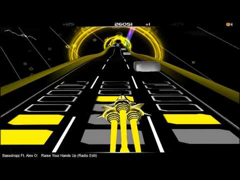 Bassdropz Ft. Alex O. - Raise Your Hands Up - Audiosurf