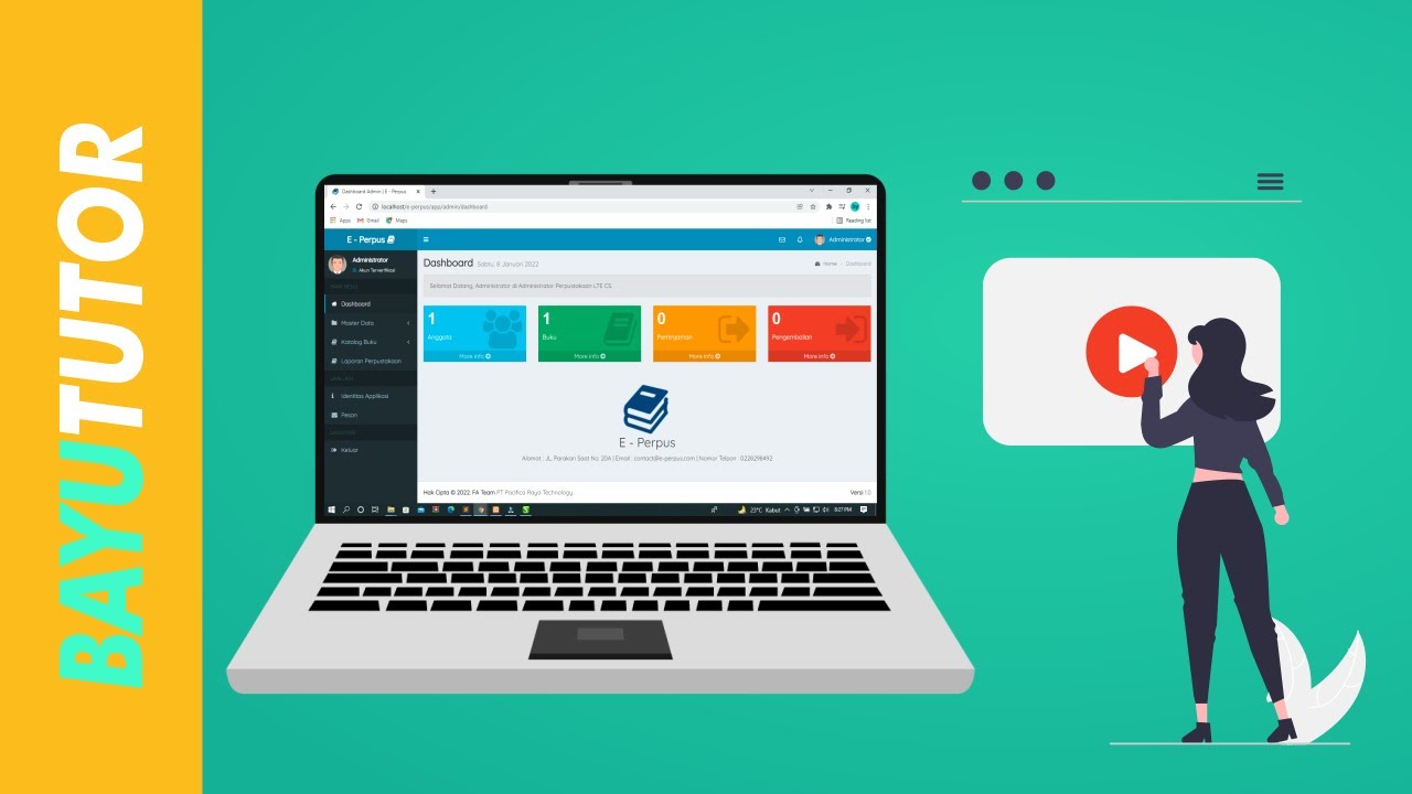 Web-Based School Library Application