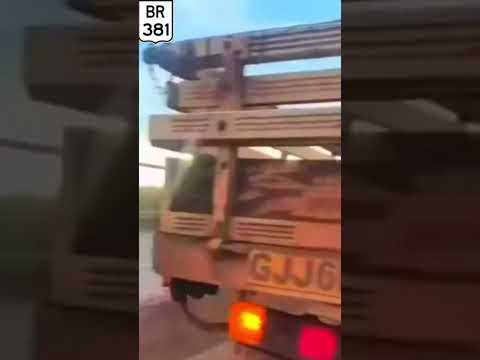 Acidente na BR 381 em Bom Jesus do Amparo MG.