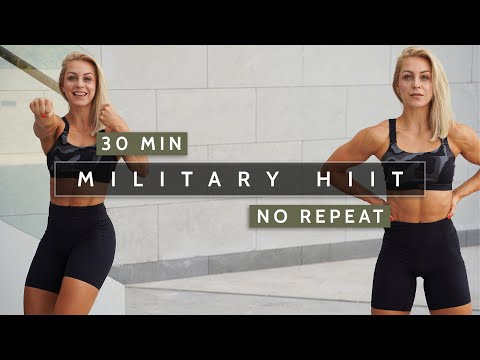 DAY 01 RISE & SHINE - 30 MIN MILITARY HIIT - Full Body | No Equipment | No Repeat | Super Sweaty