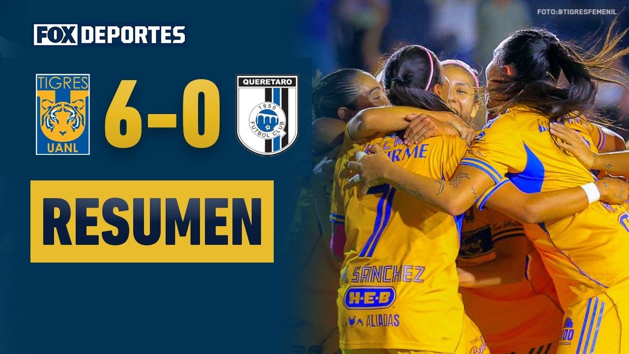 🥳 ¡BAILE DE LAS 'AMAZONAS'! | Tigres 6-0 Querétaro | HIGHLIGHTS | Jornada 12 | Liga MX Femenil