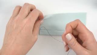 How to Sew a Blind Hem by Hand - EASY!