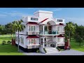 কম খরচে ৪ রুমের বাড়ির ডিজাইন Duplex House Design 4 