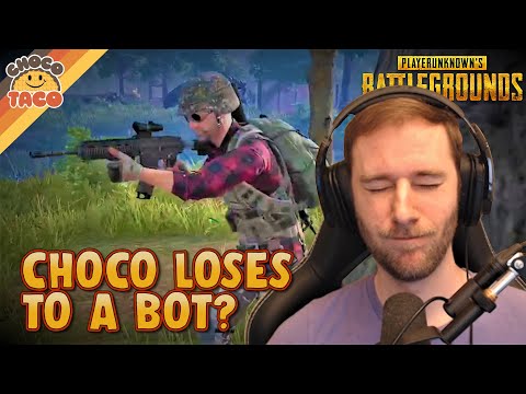 chocoTaco Loses to a Bot? - PUBG Solos Gameplay