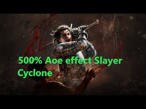 Path of exile 3.14 : Slayer Cyclone 560% AoE build map run