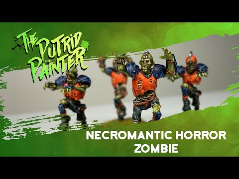 How to paint a Necromantic Horror Zombie
