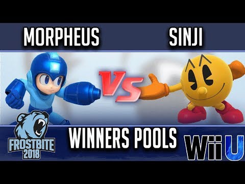 Frostbite 2018 Smash 4 Singles  WINNERS POOLS -  Morpheus (Mega Man) vs DA | Sinji (Pac-man)