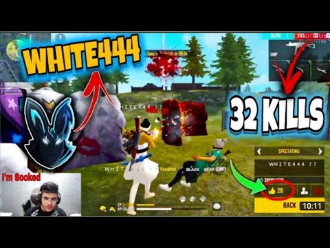 White 444 vs 48 player With 32 kill || Syblus schoked after watching the game || Free Fire||