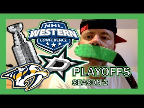 WESTERN CONFERENCE FINALS!! KNEE HOCKEY PLAYOFFS - STARS / PREDATORS - SEASON 2 - QUINNBOYSTV