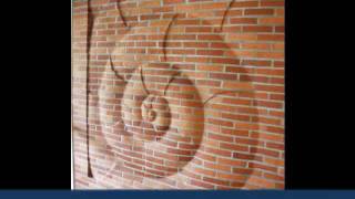 Bildhauer Hans-Bernhard Olleck, Ziegelrelief, Kunst am Bau - www.olleck-art.de