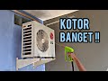 Cleaning Indoor Outdoor Unit Mini Split LG Terminator Air Conditioner Part 2