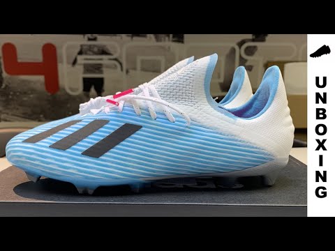 adidas X 19.1 FG/AG Hard Wired - Bright Cyan/Core Black/Shock Pink Kids