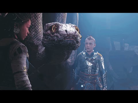 Atreus Used Giant Soul to Create World Serpent | Birth to Jörmungandr | God of War Ragnarok