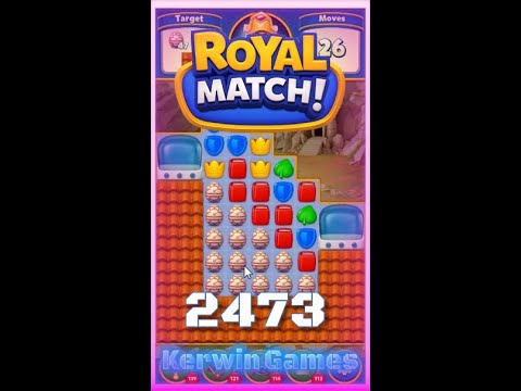 Royal Match Level 2473 - No Boosters Gameplay