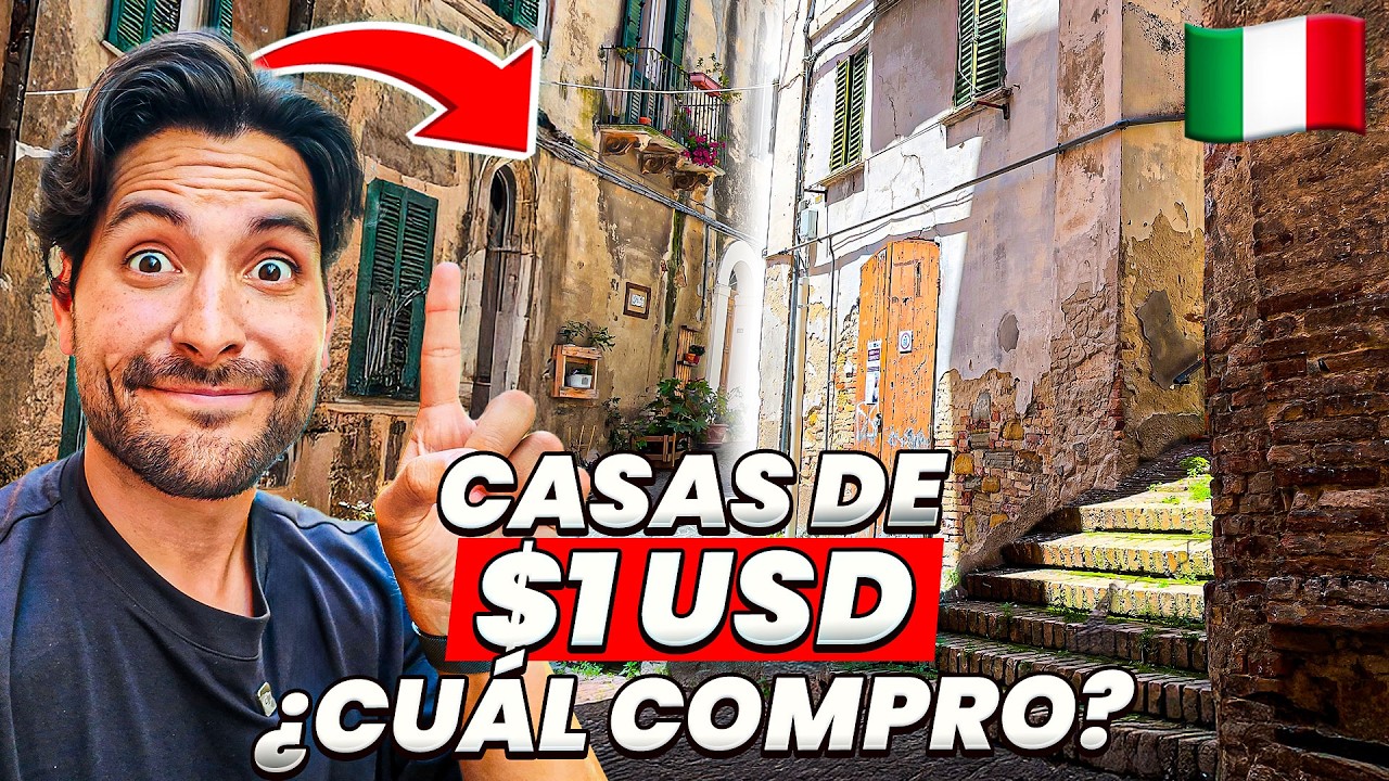 ITALIA TE VENDE NUEVAS CASAS POR $1 DOLAR EN 2026 🇮🇹 😱 ¿LA COMPRARÍAS?