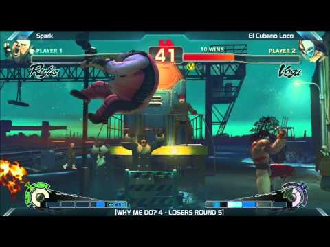 SSF4: Spark vs El Cubano Loco - Why Me Dojo? 4