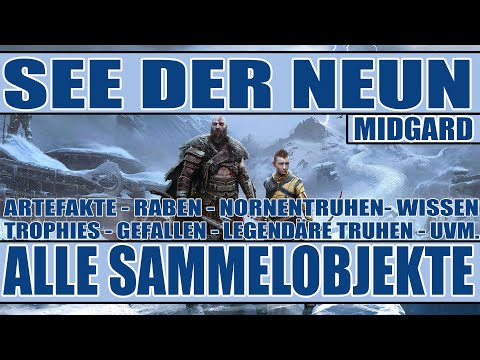 God of War Ragnarök - 100% Guide Midgard - See der Neun - Alle Sammelobjekte