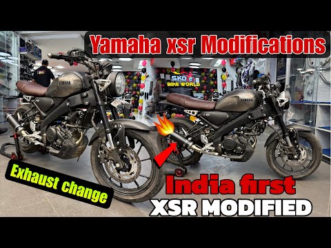 Yamaha xsr 155 modified | xsr 155 yamaha india | yamaha xsr 155 exhaust modification