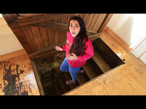 WE ENTER THE SECRET PASSAGE HIDDEN IN DOCTOR GINIU'S MYSTERIOUS HOUSE AND FIND THIS...