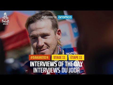 Interview of the day presented by Aramco - Stage 11  - #Dakar2024
