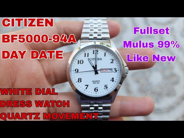 ساعة سيتيزن كوارتز رجالية - BF5000-94A