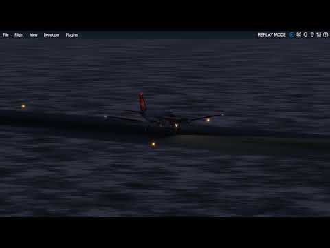 X Plane 11 Demo King Air C90B takeoff replay