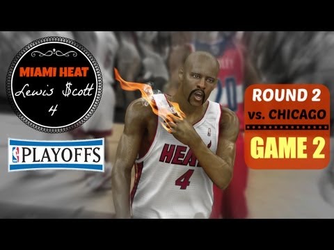 NBA 2K13: Lewis Scott "My Career" EP33 NBA Playoffs Round 2 - Game 2 vs Chicago