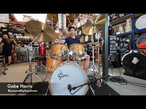 Gretsch USA Custom 4pc Maple/Gum Drum Kit in Millennium Maple Gloss