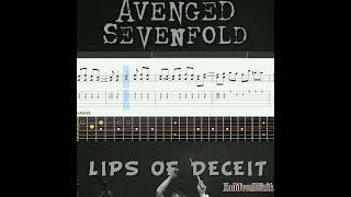 Lips of Deceit by Avenged Sevenfold Easy Metal Tutorial Tabs