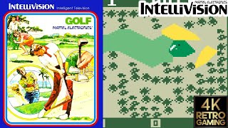 PGA Golf Intellivision 4k Gameplay