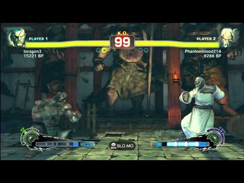 SSF4 Japanese Online: toragon3(Sagat) vs Phantomblood214(Gen)