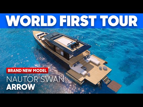 Is this the SEXIEST 75ft yacht? Exclusive Swan Arrow Tour & Review