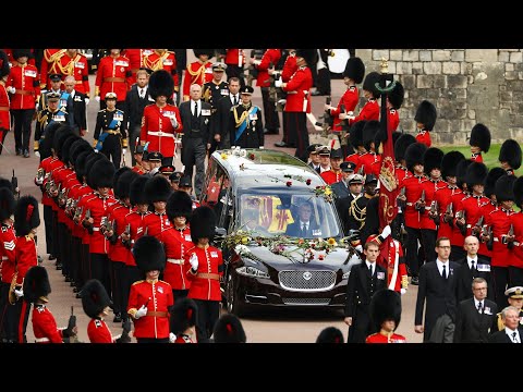 Sarg der Queen auf Schloss Windsor eingetroffen | AFP