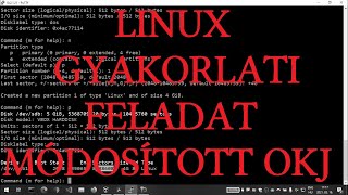 Linux gyakorlófeladat (telepítéstől kezdve)